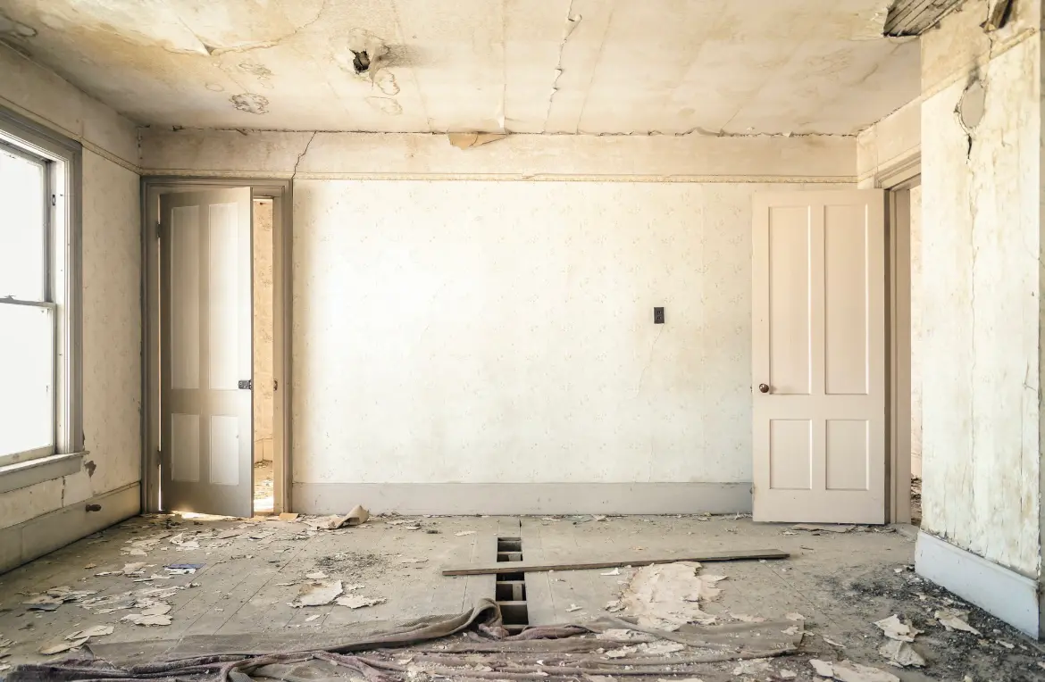 Waste disposal crew managing a cleanout project in Morristown